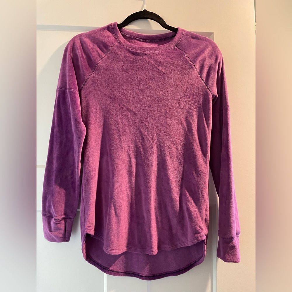 Purple Velvet Fleece Climate Right Sweater
